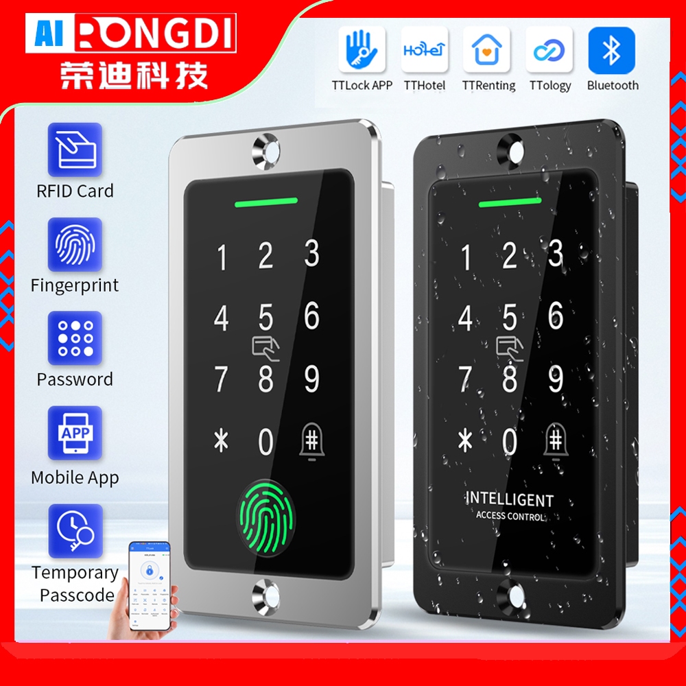 สมาร์ท TTLOCK APP ระบบควบคุมการเข้าออกด้วยลายนิ้วมือ Biometric สําหรับเครื่องตรวจสอบดาวเทียมสํานักงา