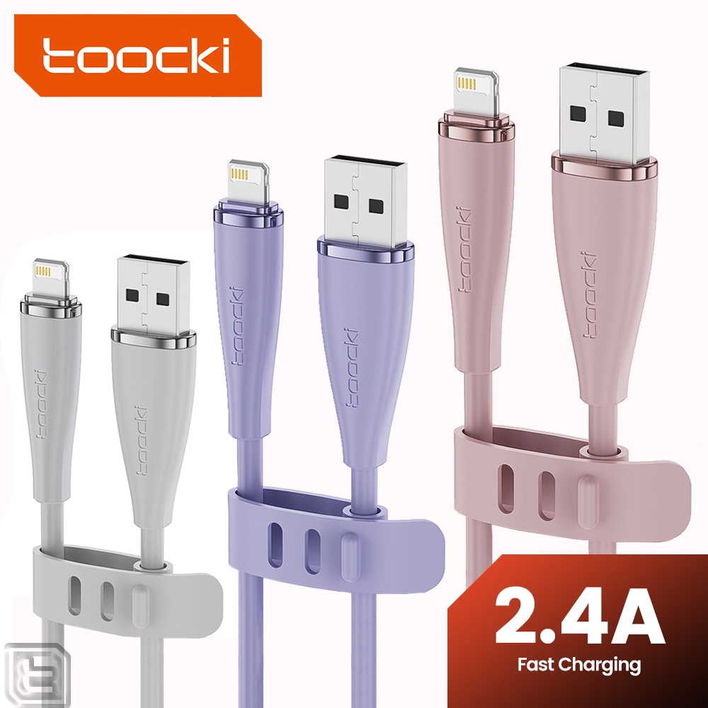 Toocki 12W USB A ถึง L สายชาร์จเร็วเข้ากันได้กับ 14 13 12 11 Pro Max XR XS X 8 7 6 Plus SE
