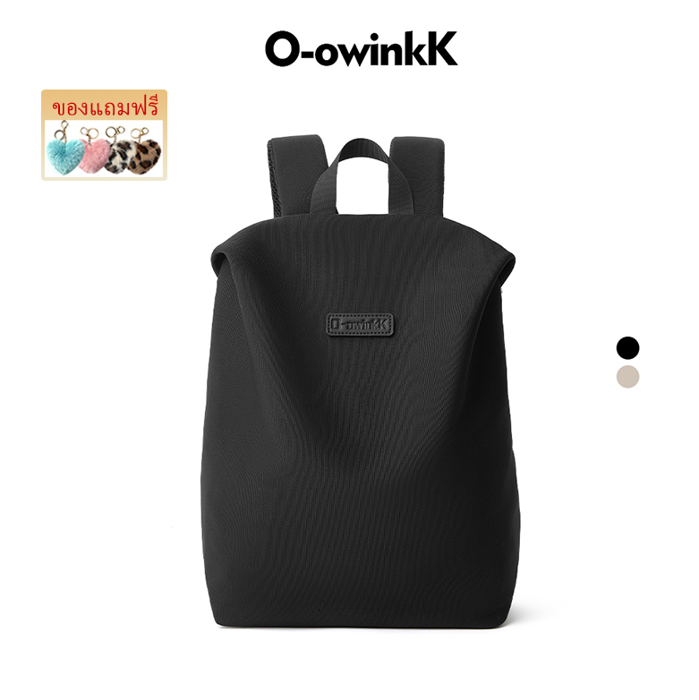 O-owinkK حقيبة ظهر نسائية بسيطة للابتوب 14 بوصة