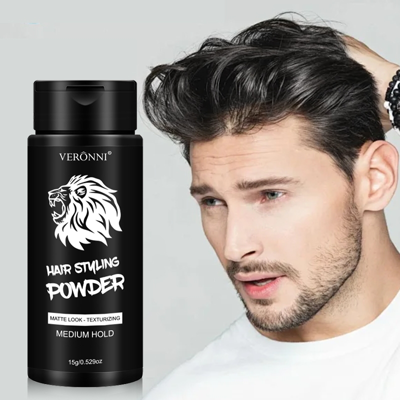 Charm แป้งจัดแต่งทรงผม 15g Matte Medium Hold Volumizing Texture Powder Oil Control Fluffy Hair Powde