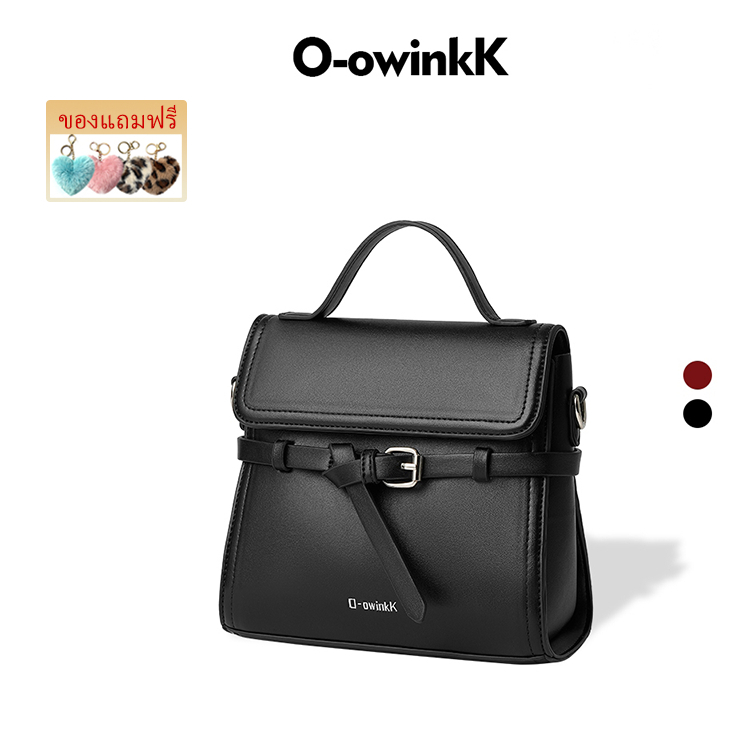 O-owinkK Elegance Bag กระเป๋าสะพายข้างผู้หญิง สไตล์เกาหลี ขนาดเล็ก สายสะพายปรับได้