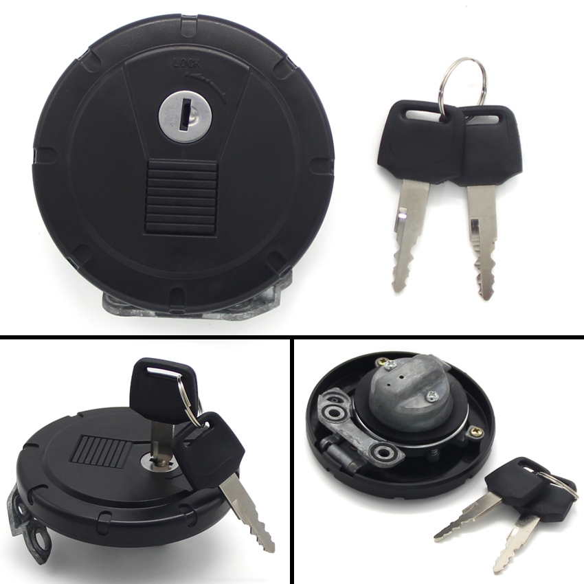 รถจักรยานยนต์การใช้แก๊สถังฝาครอบล็อค 2 ปุ่มสําหรับ KAWASAKI 51049-0047 Kawasaki KL110 KSR PRO 2003-2