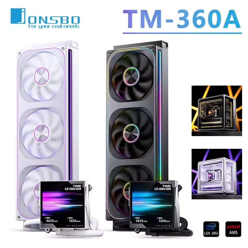 Jonsbo TM-360A All-in-One Liquid Cooler ZA-360 พัดลมระบายความร้อน ARGB หม้อน้ําระบายความร้อนด้วยน้ํา