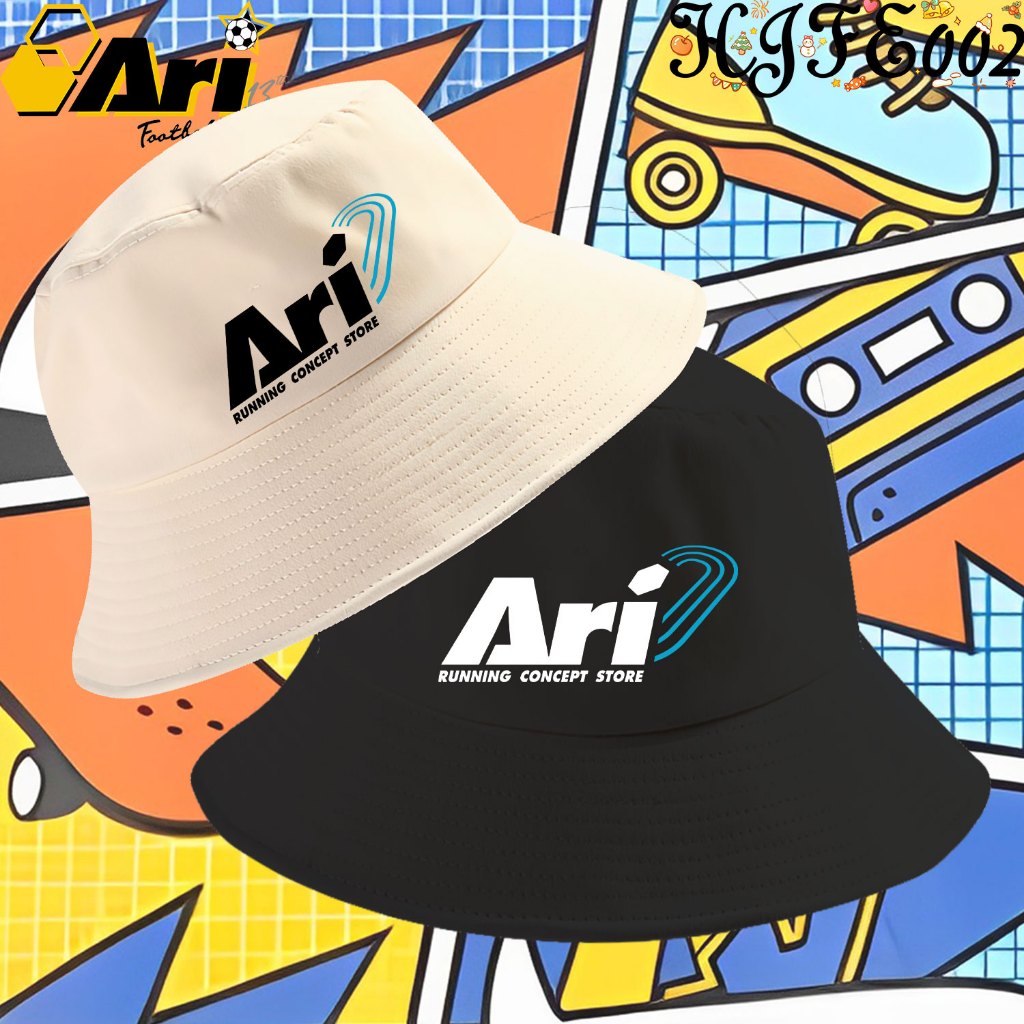 Ari Football Jersey Logo Bucket hat พิมพ์ลายโลโก้ กันแดด กันลม หมวก Outdoor Cap Unisex#011