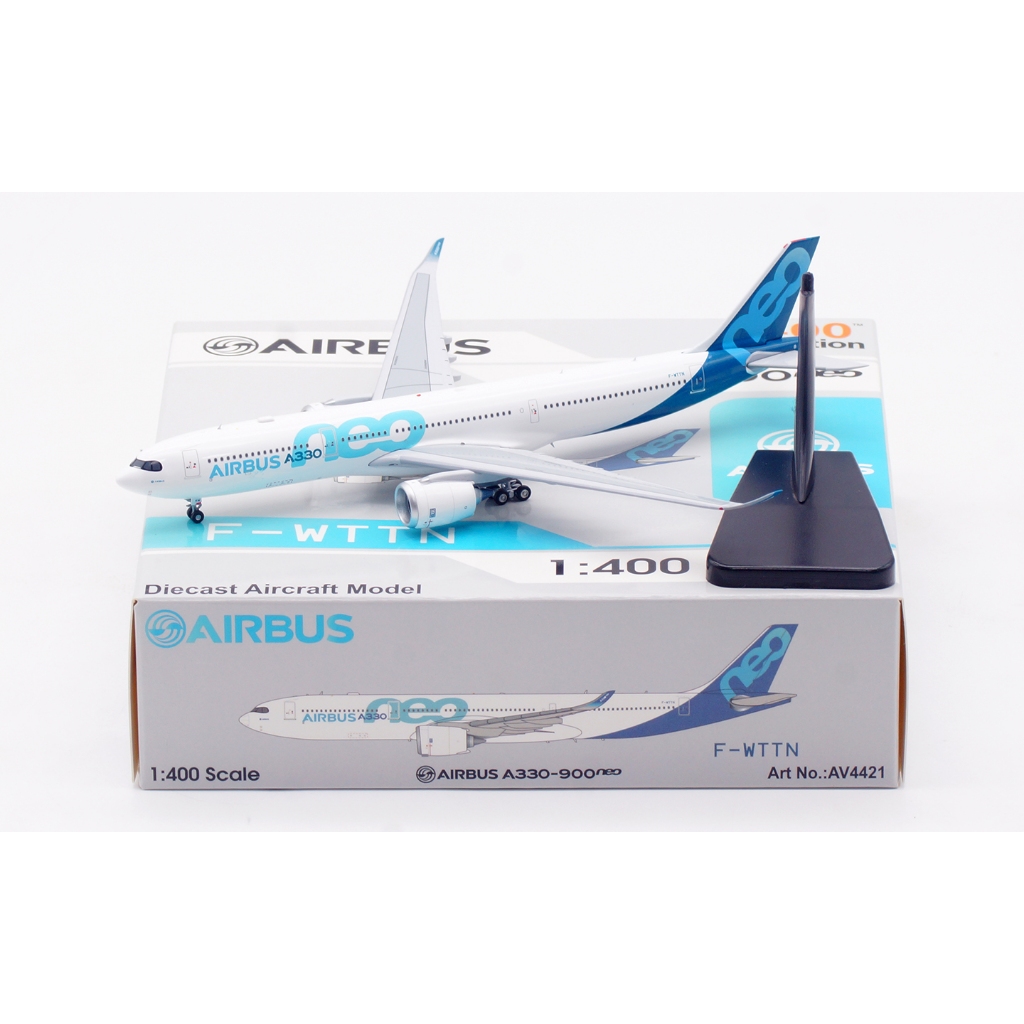 AV4421 Alloy Collectible Plane ของขวัญการบิน 1:400 Airbus Industrie "House Color"A330-900neo เครื่อง