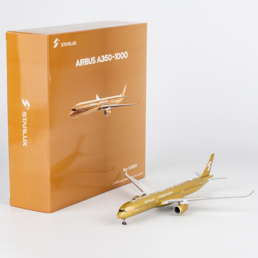 57048 โลหะผสมสะสมเครื่องบินของขวัญ NG รุ่น 1:400 Starlux Airlines Airbus A350-1000 Diecast เครื่องบิ