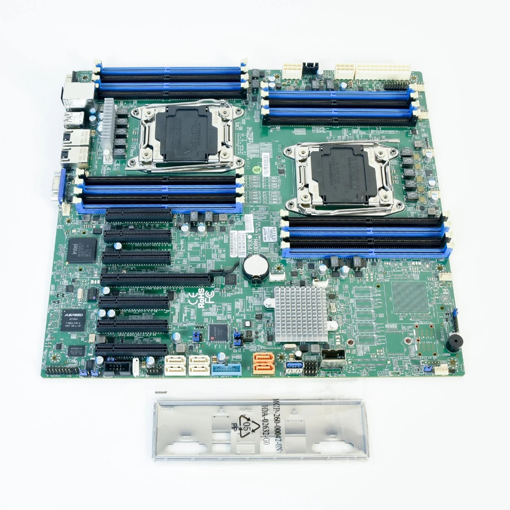 Supermicro X10DRH-i X99 เมนบอร์ดเซิร์ฟเวอร์ Dual ซ็อกเก็ต Intel XEON E5-42600v3v4 LGA2011-v3 E-ATX