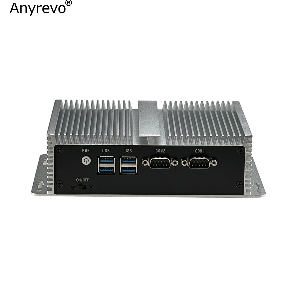 Fanless Mini PC Intel Core i3-6100U i5-6200U i7- 6500U 8*USB DDR3 SSD Dual LAN Firewall Router Windo