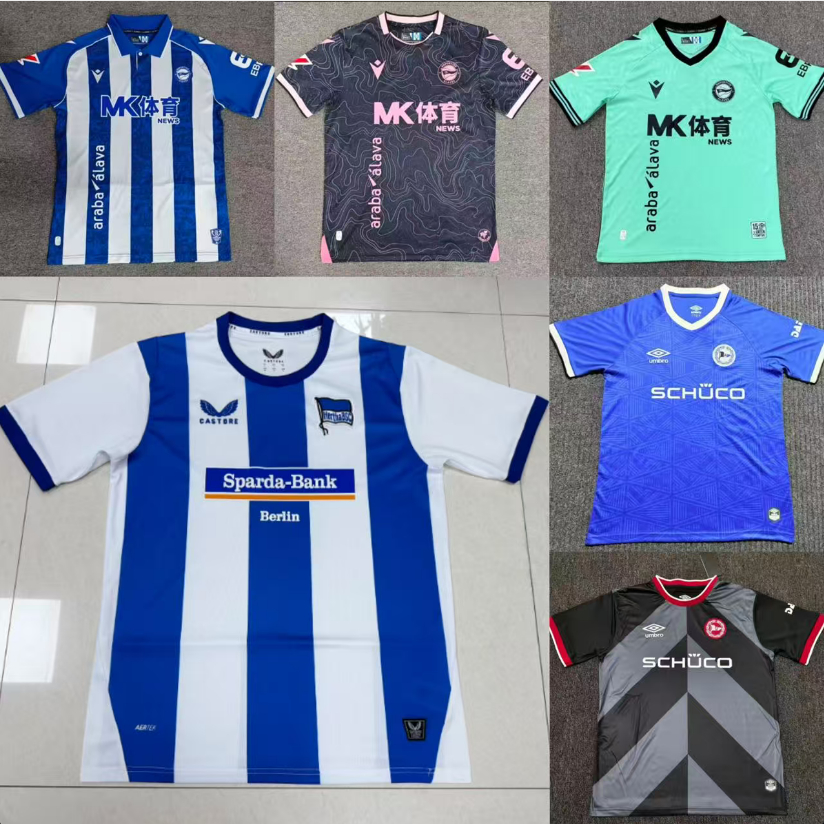2026-27 Hertha BSC & Aachen&Bielefeld Home/Away เสื้อฟุตบอลผู้ชาย S-4XL 1:1