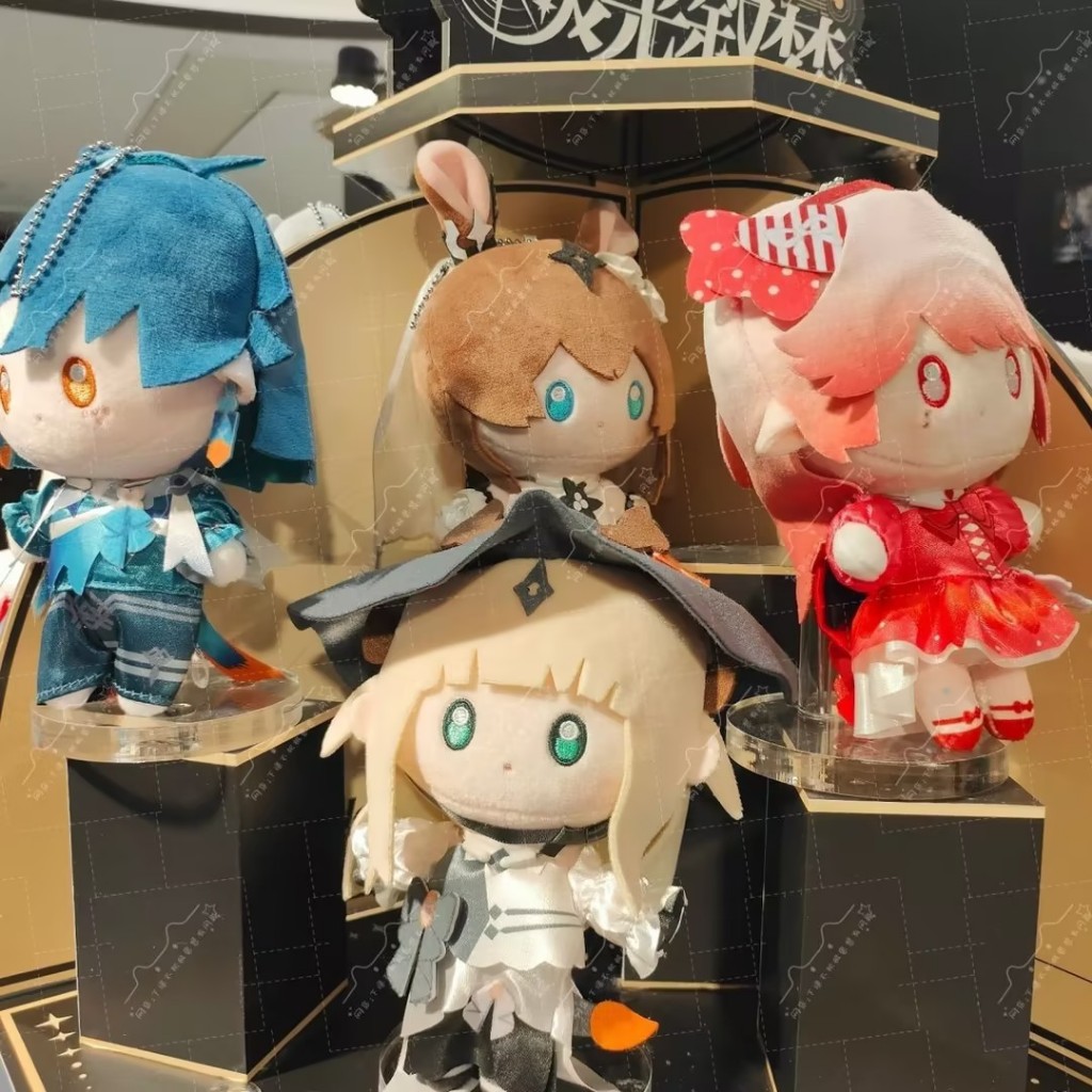 Arknights Fluorescent Dream Series จี้ตุ๊กตาอะนิเมะกระเป๋าเกมแขวนเครื่องประดับสําหรับแฟน
