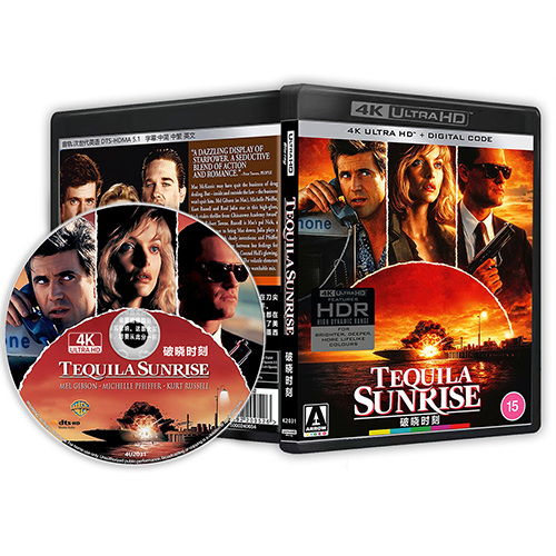 [ภาษาอังกฤษ] ภาพยนตร์ Blu-ray HD 4K UHD 1080P Tequila Sunrise