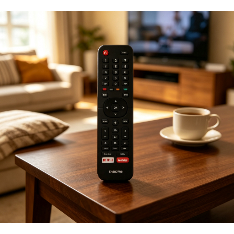 EN2B27HB สมาร์ททีวีรีโมทคอนโทรลสําหรับ Hisense 50M7000UW 55M7000UWG 65M7000UWG Netflix ปุ่ม YouTube