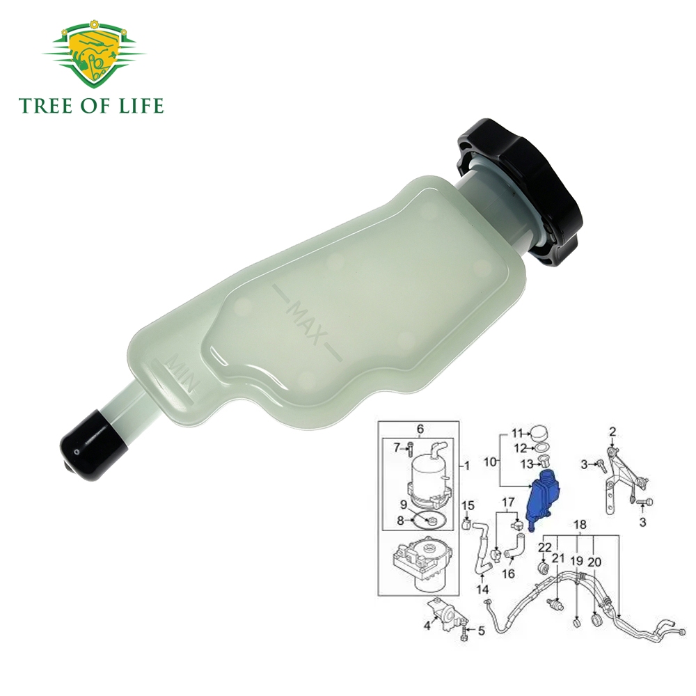 ถังอ่างเก็บน้ําของเหลวพวงมาลัย BP4L-232‐690B สําหรับ Mazda 3 BK BL 2004-2010 2.0L 2.3L, Mazda 5 CR 2
