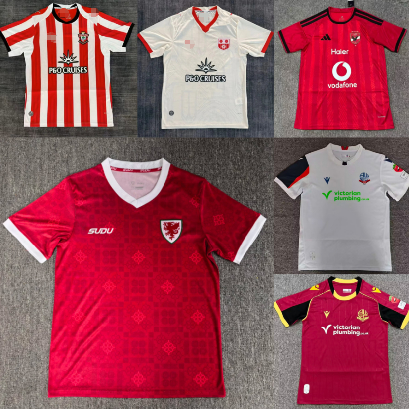 2026-27 Cairo Alliance &Southampton & Bolton & Welsh Home/Away เสื้อฟุตบอลผู้ชาย S-4XL 1:1