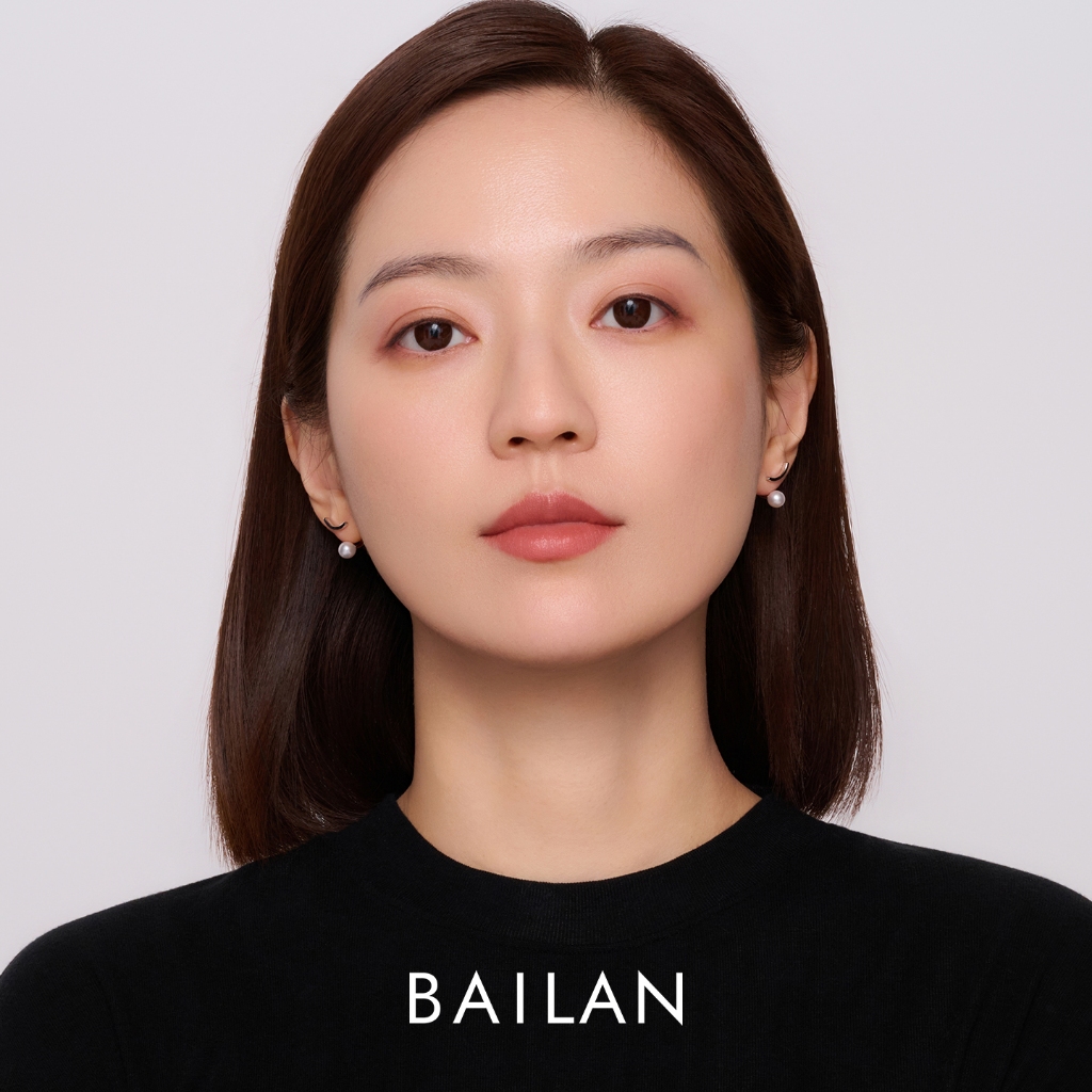 Bailan حلق لؤلؤ فضة استرليني 925 — مضاد للحساسية — صورة 3