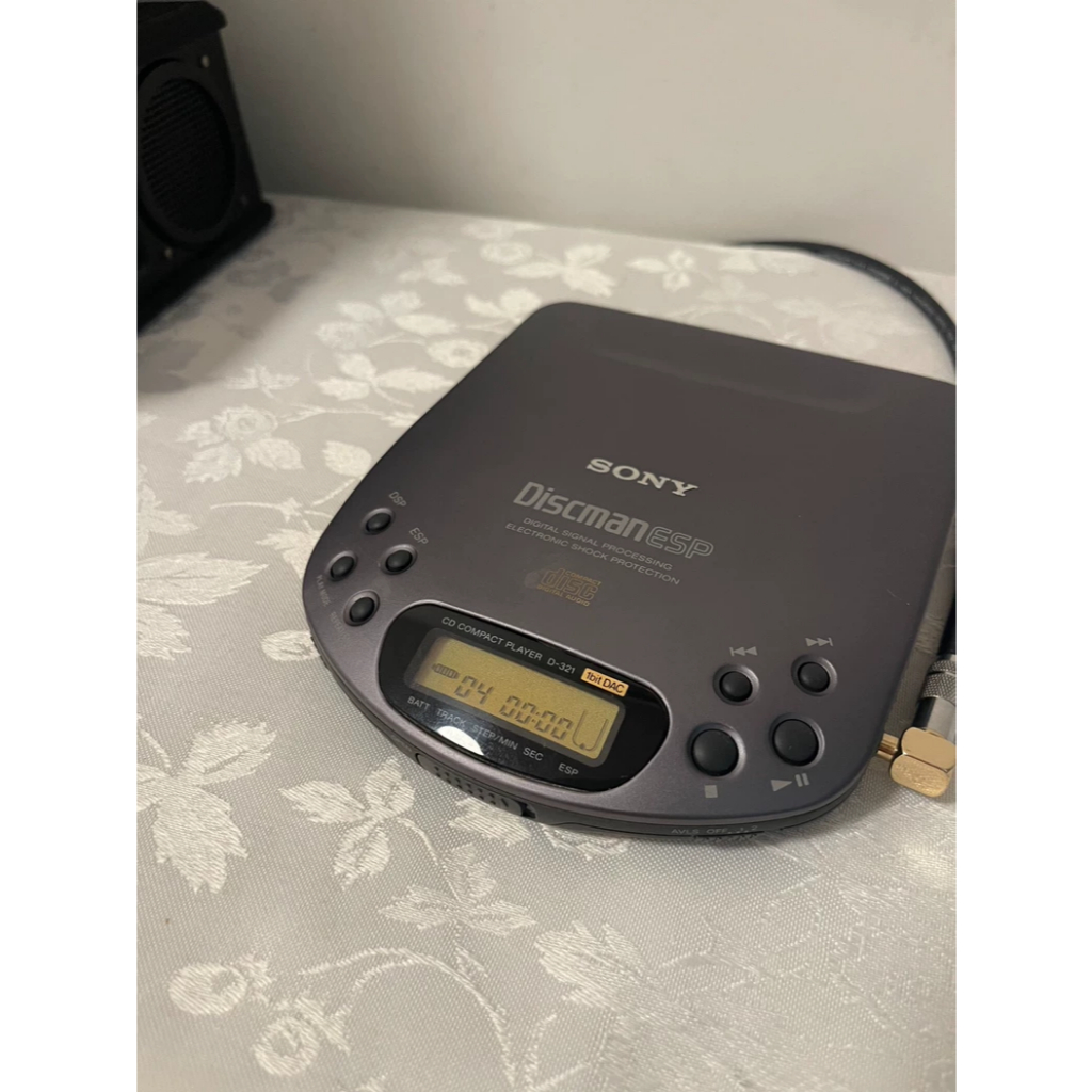 เครื่องเล่น CD แบบพกพา Sony Discman D-321 – รุ่นคลาสสิก, ESP VintageAudio CDPlayer Sony