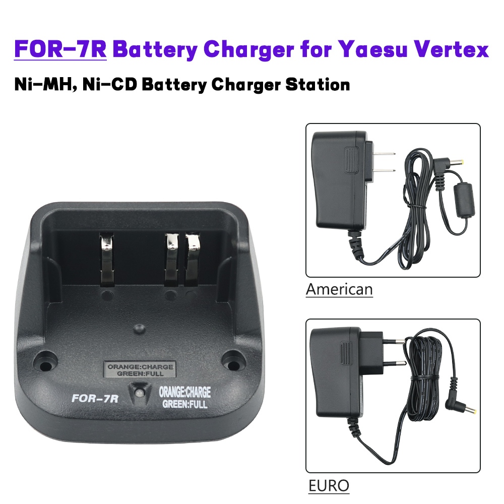 C-7FNB-58 FNB-80 Ni-MH Ni-CD Charger สําหรับ Yaesu Vertex VX-5R VX-5RS VX-6 VX-6R/E VX-7R VX-7RB VX-
