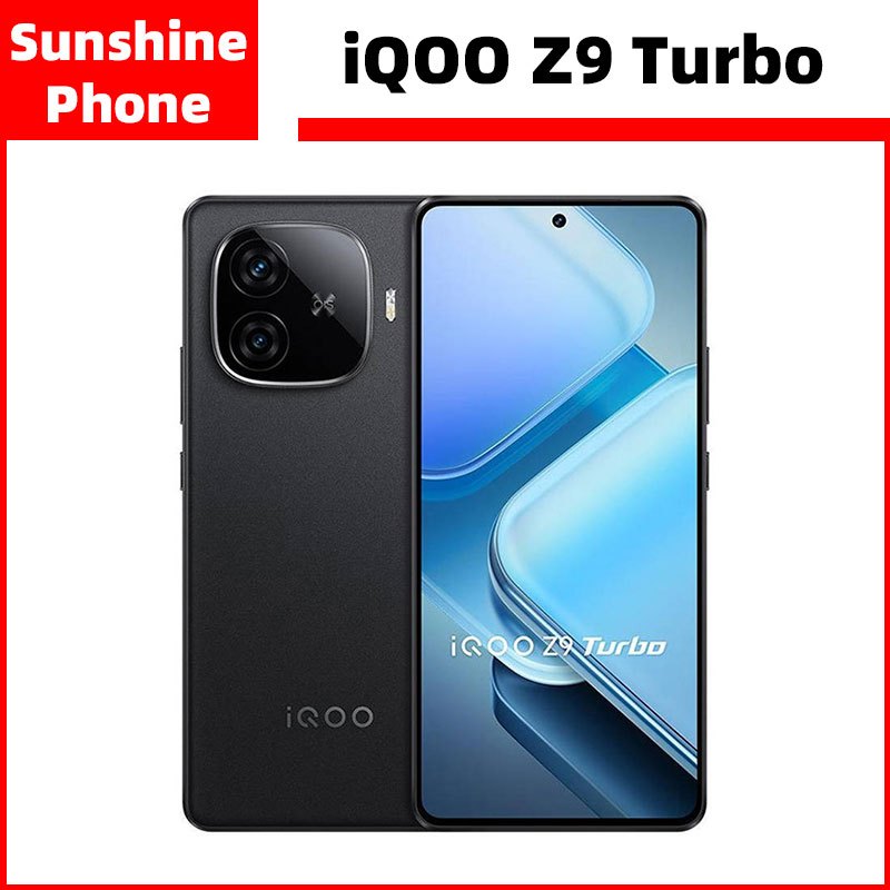IQOO Z9 Turbo 5g สมาร์ทโฟนแท้ฟังก์ชั่นปกติ ROM 256GB โทรศัพท์มือสอง Android