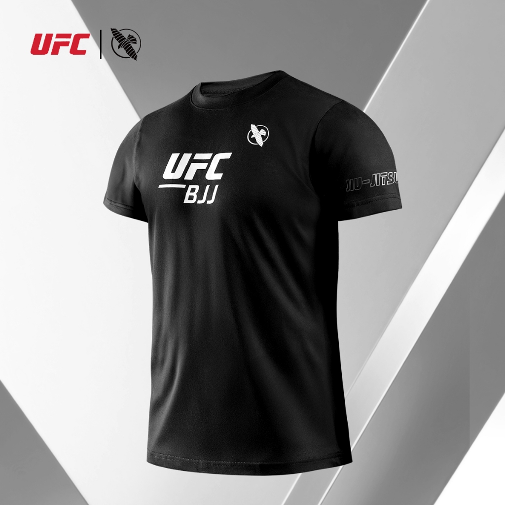 HAYABUSA UFC BJJ รอบคอแขนสั้นเสื้อยืดผู้ชายผู้หญิงกีฬาฟิตเนสการฝึกอบรมวิ่ง All-Match Cotton T