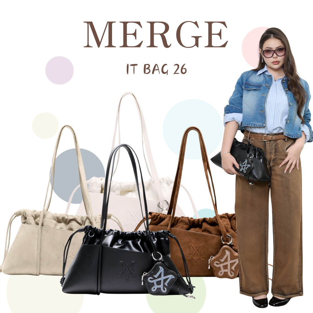 [พร้อมส่ง] Merge Official - Merge It Bag 26 กระเป๋าสะพายข้างแบรนด์ไทย 4 colors พร้อมส่ง📍