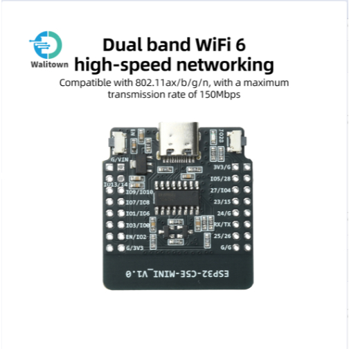 ESP32-C5-N16R8 MINI Core Board Development Board WiFi 6 บลูทูธ BLE IoT Development Board CH340C รองร