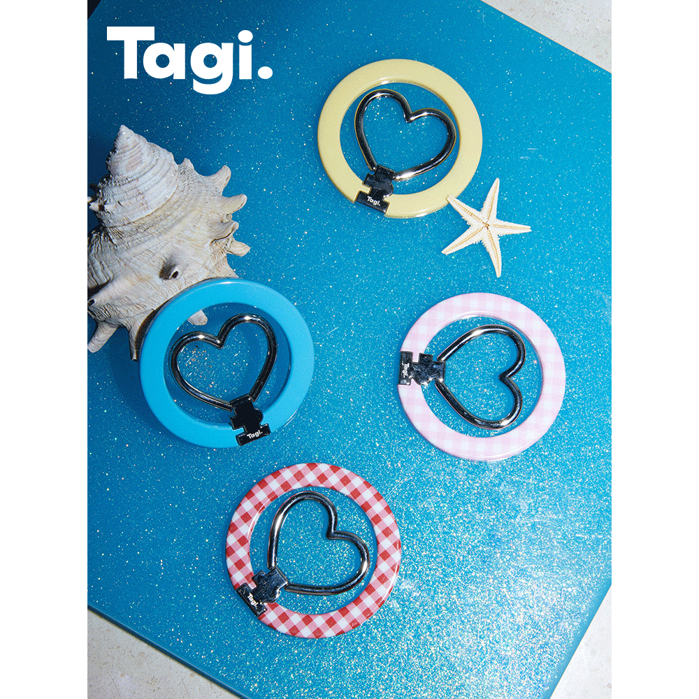 Tagi."Put-put" Happy Magnetic Stand Phone Holder Griptok