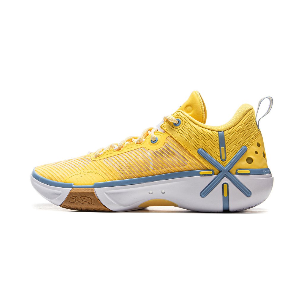 Li Ning WADE Shadow 6 รองเท้าบาสเก็ตบอลผู้ชายน้ําหนักเบา High Rebound Basketball Court รองเท้าผ้าใบ 