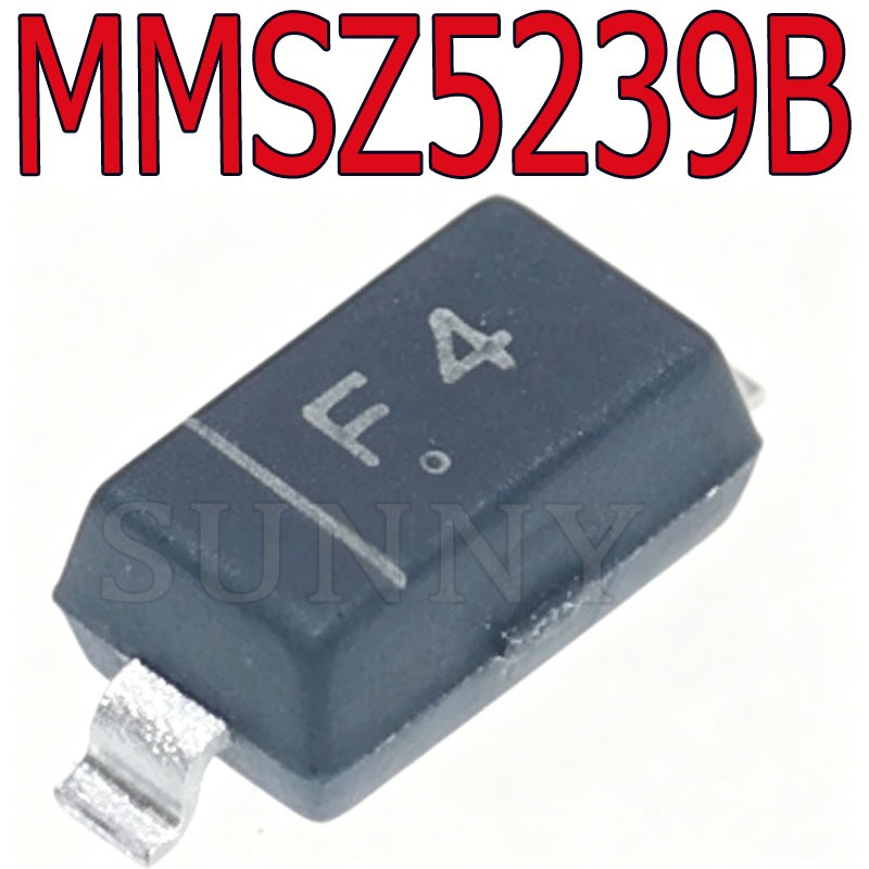 50 ~ 100PCS MMSZ5239B SOD-123 9.1V/0.35W Patch เครื่องควบคุมแรงดันไฟฟ้า Diode ยี่ห้อใหม่เดิมแท้