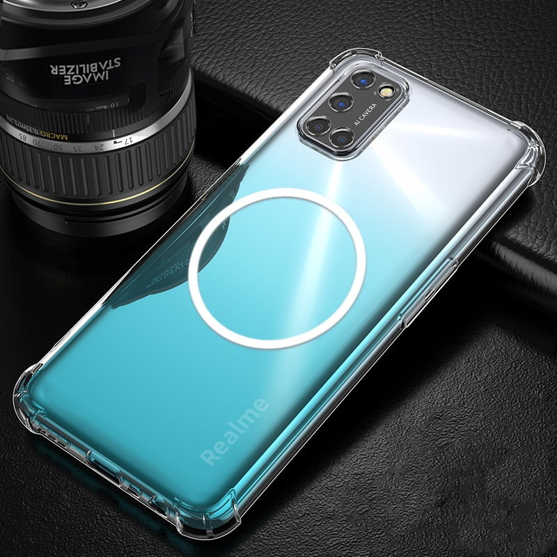 แม่เหล็กกันกระแทกสําหรับRealme X2 Pro X7 Pro X50 Pro XT P1 Pro P2 Pro P3 Pro P3 Lite P3X P4 Pro P4X 