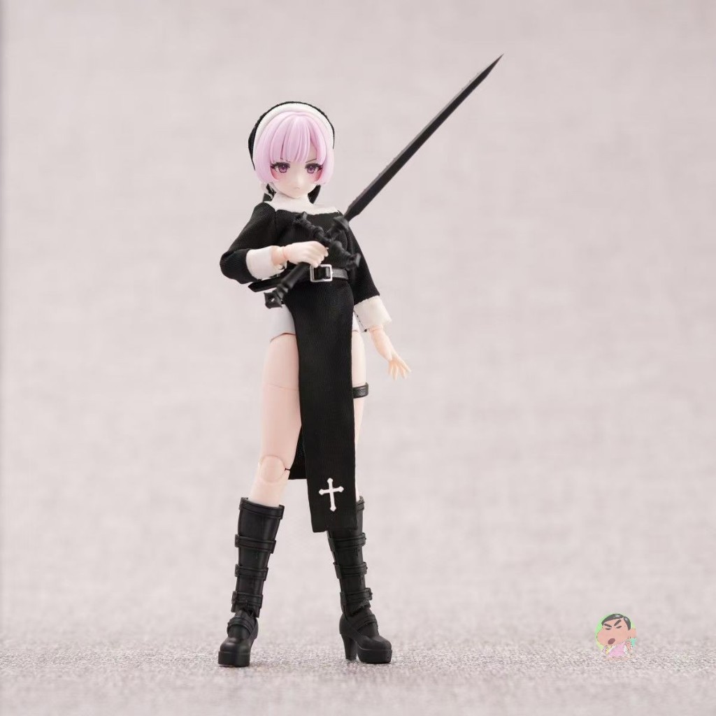 Qiu Action Figure 1/12 Megami Device Snail Shell nun's habit