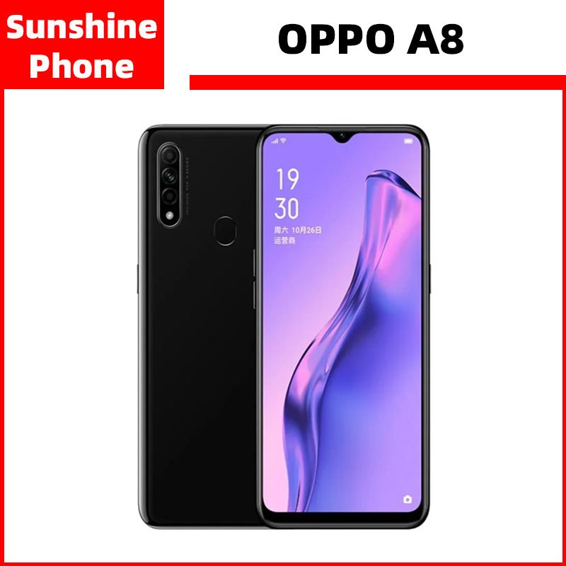 OPPO A8 4g สมาร์ทโฟนแท้ฟังก์ชั่นปกติโทรศัพท์มือสอง Android