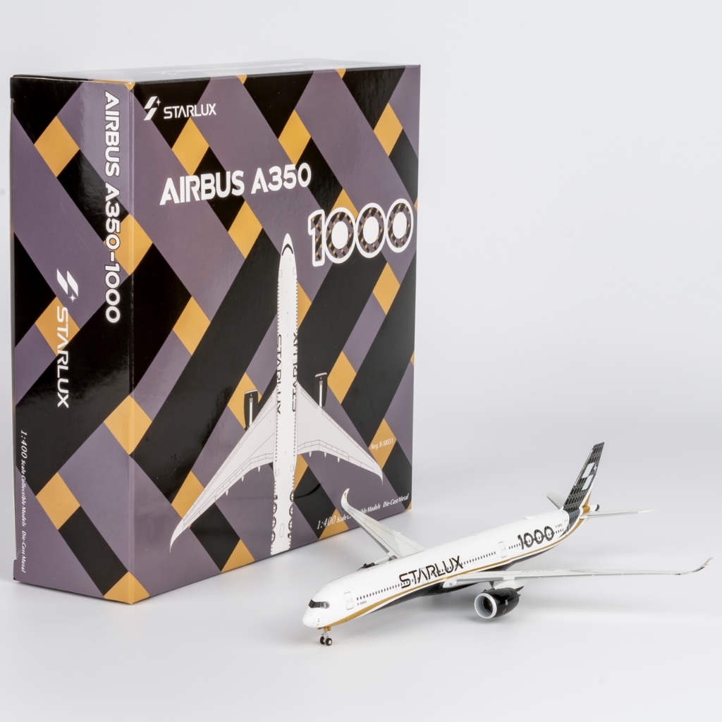 57025 โลหะผสมสะสมเครื่องบินของขวัญ NG รุ่น 1:400 Starlux Airlines Airbus A350-1000 Diecast เครื่องบิ