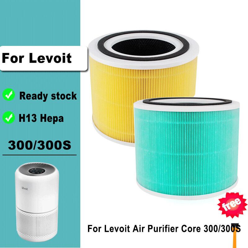 เครื่องฟอกอากาศ HEPA filter สําหรับ Levoit Core 300/300S การเปลี่ยนอะไหล่ methanol ฆ่าเชื้อ