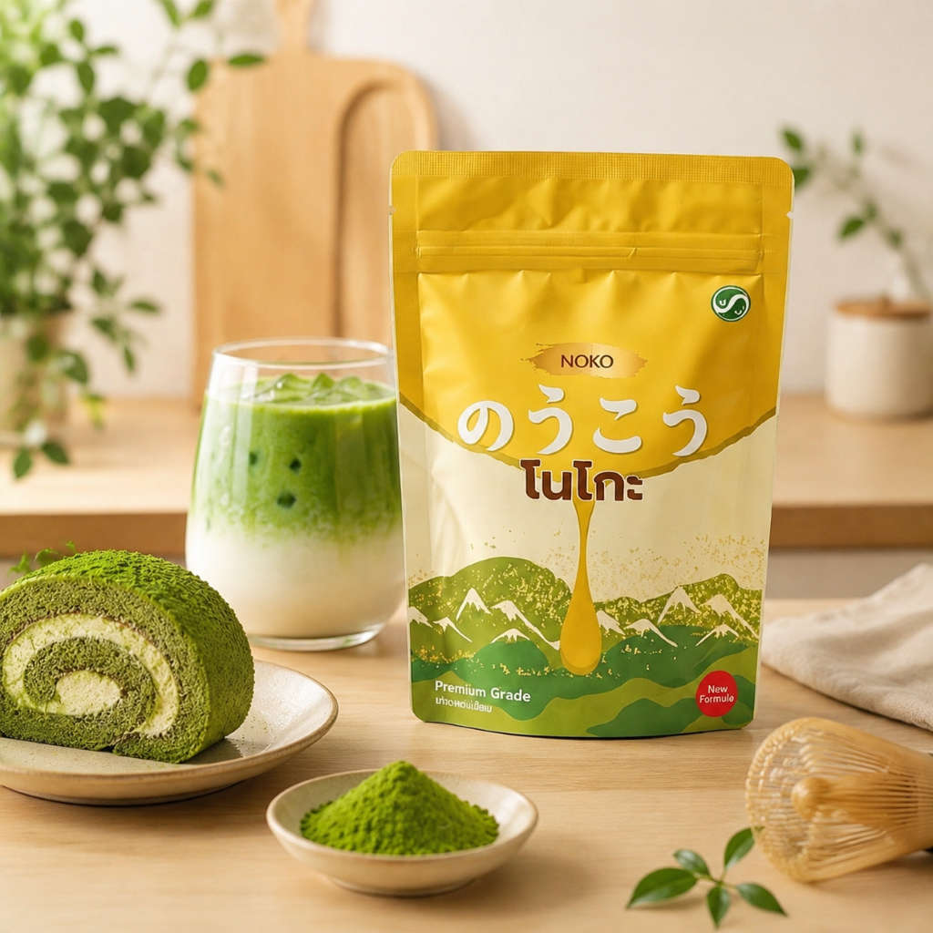 【🔥ซื้อ 2 แถม 1 cup🔥】Noko Premium Grade Nishio Matcha Powder ผงมัทฉะนิชิโอเกรดพรีเมี่ยม – โนโกะ มัทฉะ 100 กรัม