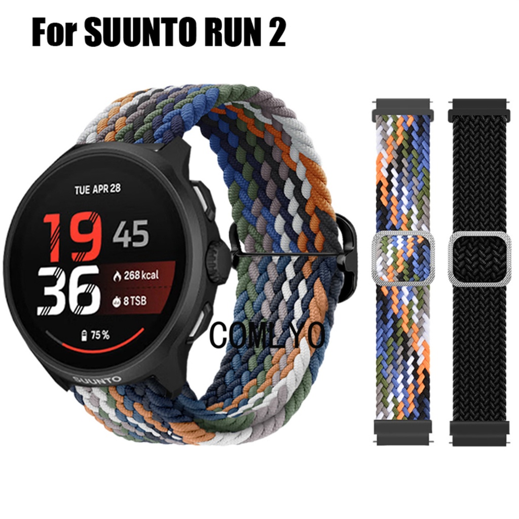 สําหรับ SUUNTO RUN 2 สายนาฬิกาอัจฉริยะไนลอนความยืดหยุ่นนุ่มกีฬาผู้หญิงผู้ชายนาฬิกากลางแจ้ง Band