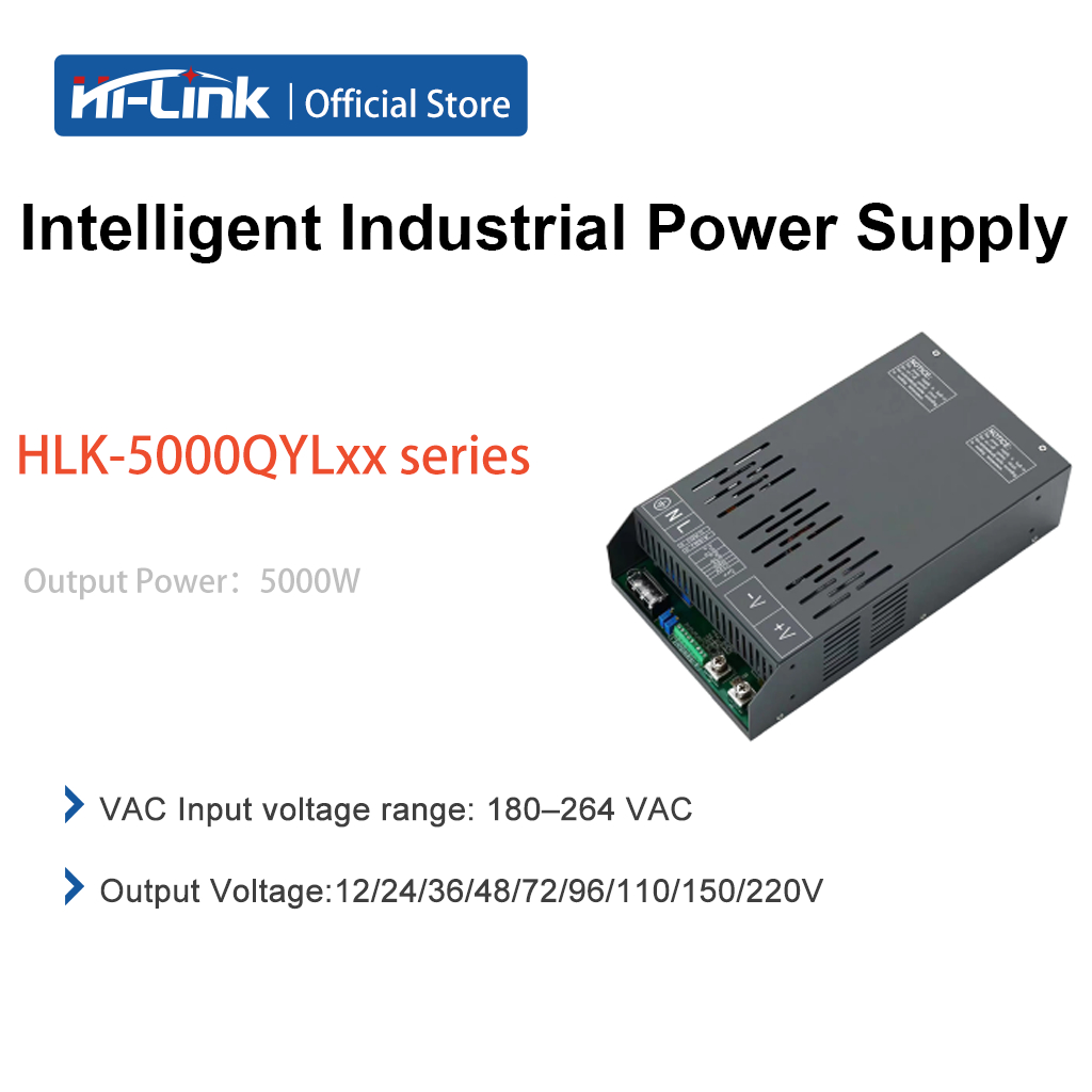 HLK-5000QYL12 ,HLK-5000QYL24 ,HLK-5000QYL36 ,HLK-5000QYL48 5000W เอาต์พุตแชสซีติดตั้ง AC-to-DC/DC-to