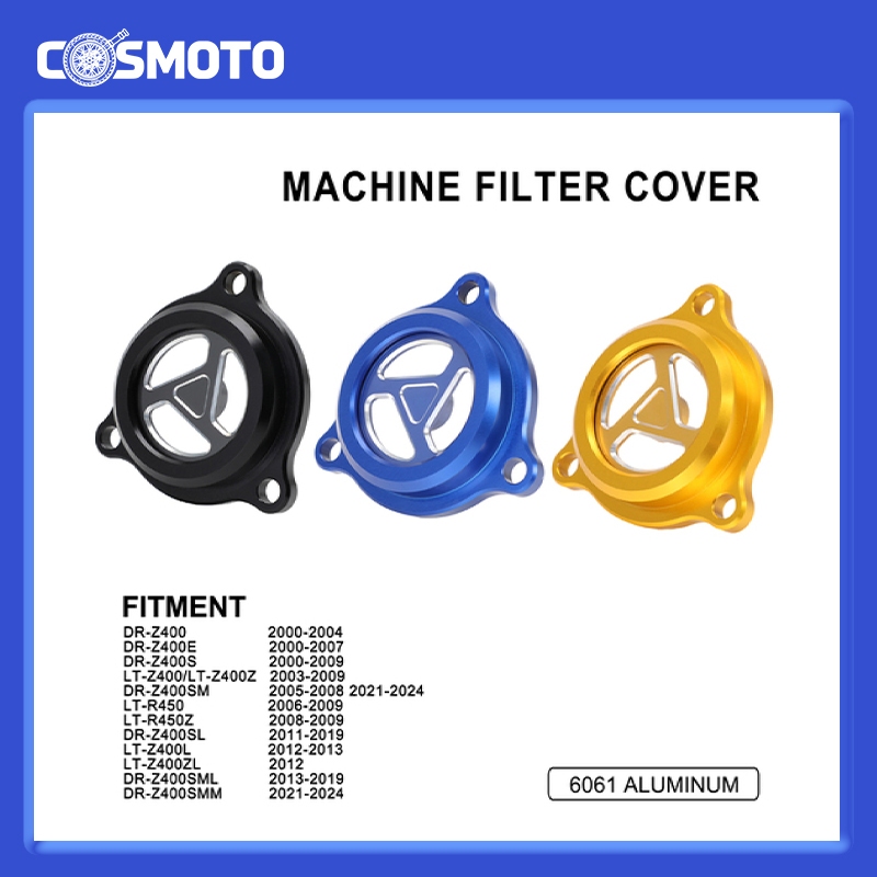เครื่องยนต์รถจักรยานยนต์กรองน้ํามันสําหรับ SUZUKI DRZ 400 400S 400E 400SM 400SL 400SML 400SMM LTZ 40