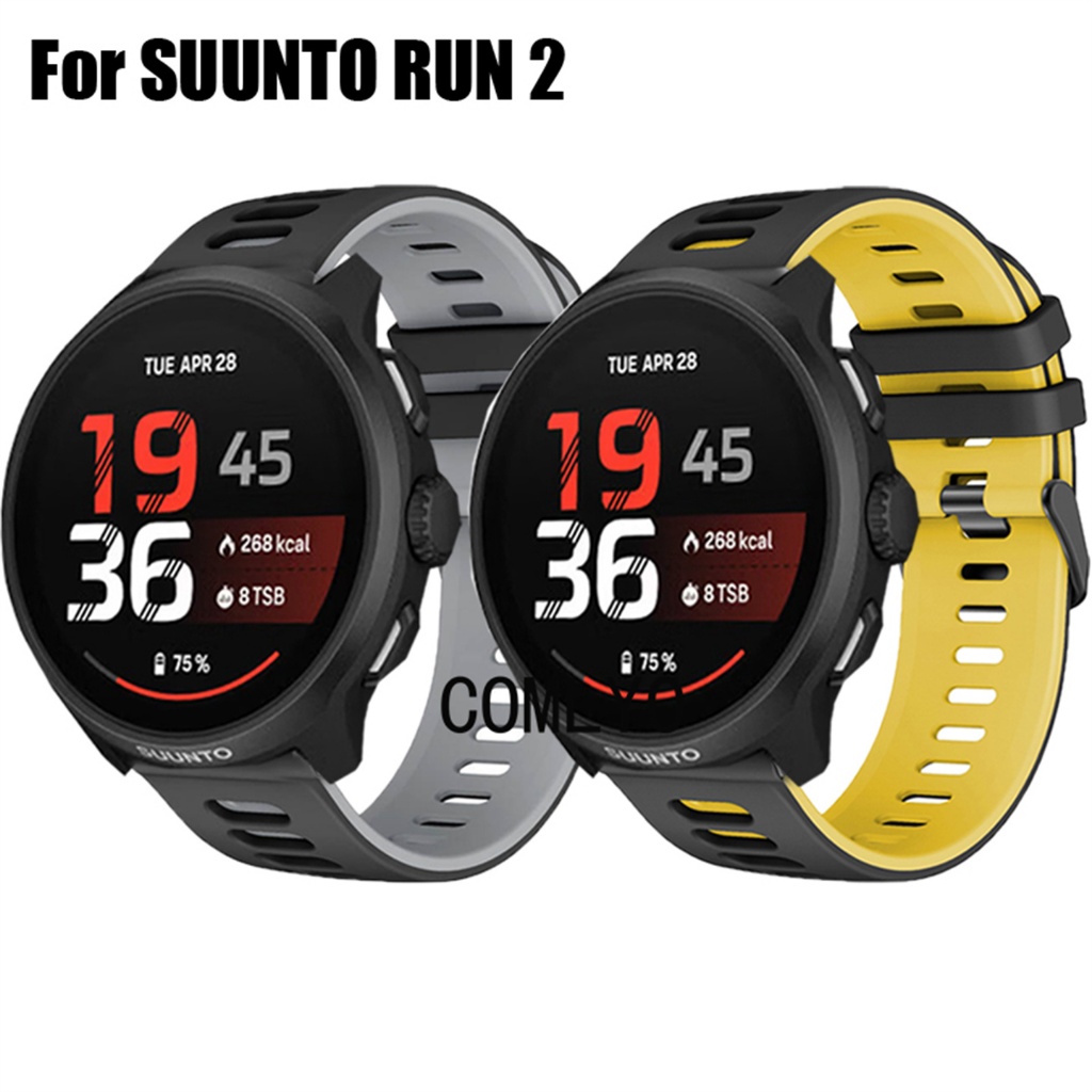 Band สําหรับ SUUNTO RUN 2 สายนาฬิกาสมาร์ทนุ่มผู้ชายผู้หญิงสายรัดข้อมือกลางแจ้ง
