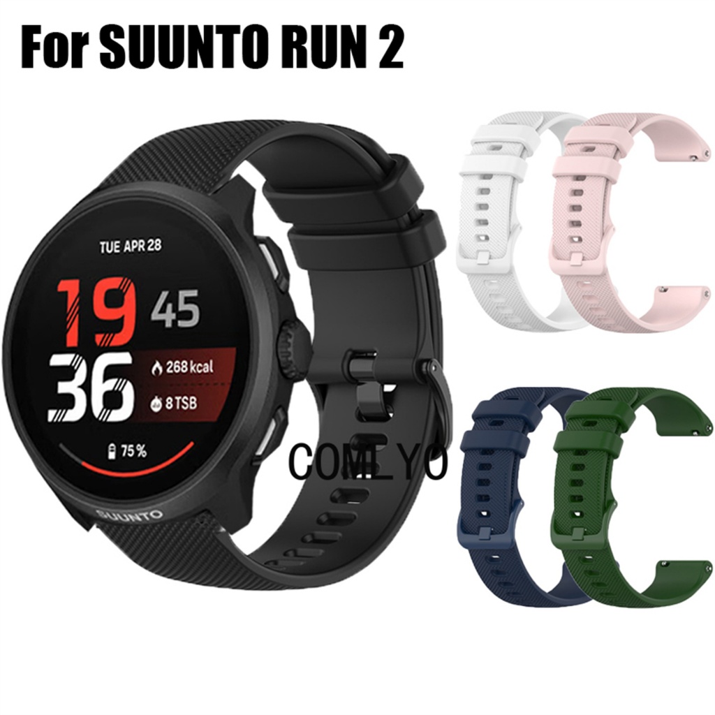 สําหรับ SUUNTO RUN 2 สายนาฬิกาสมาร์ทกีฬานุ่มผู้หญิงผู้ชายสายรัดข้อมือกลางแจ้ง Band