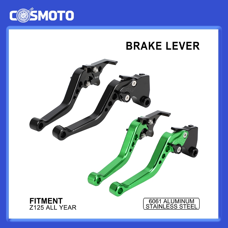 คลัทช์เบรคคันโยกเบรคแฮนด์ปรับสําหรับ Kawasaki Z125 Z125 PRO 17-21 EX400 Z400 18-24 รถจักรยานยนต์อุปก