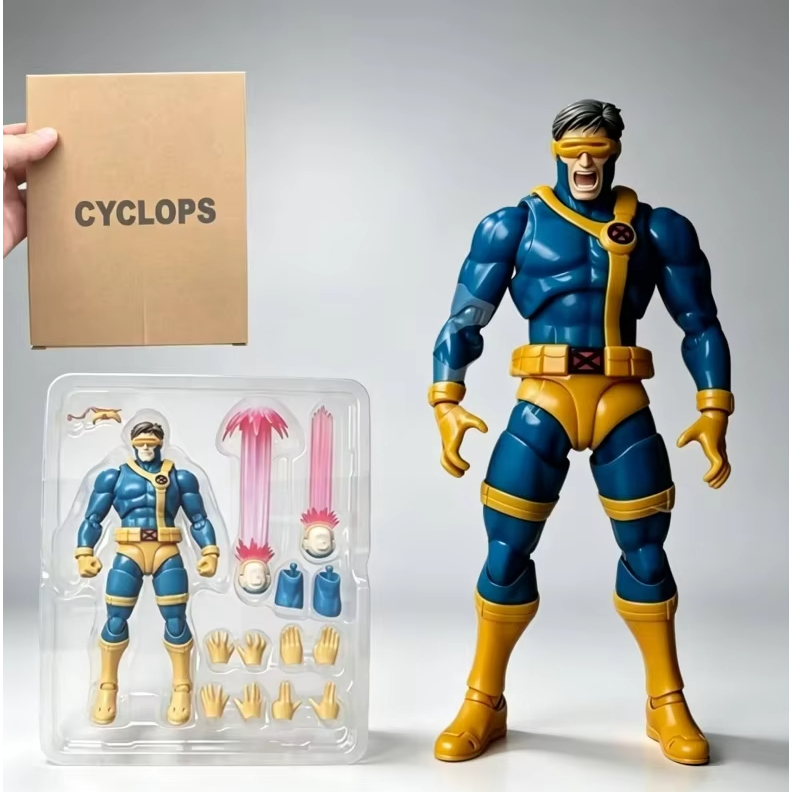 MT01 Cyclops Scott Summers X-Men Action Figure ของเล่น 15 ซม