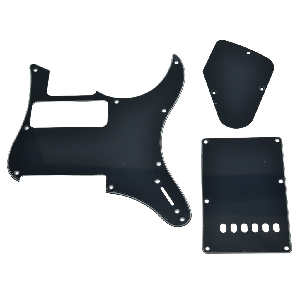 KAISH กีตาร์ไฟฟ้า Pickguard ชุด Tremolo แผ่นด้านหลังควบคุมอิเล็กทรอนิกส์ Cavity สําหรับ Yamaha Pacif