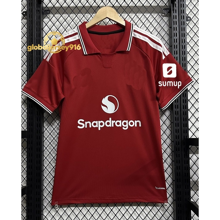 แฟนรุ่น 26/27 ManUTtd เสื้อเหย้าเสื้อฟุตบอลฟุตบอลผู้ชายชุด S-4XL top เสื้อยืด SESKO