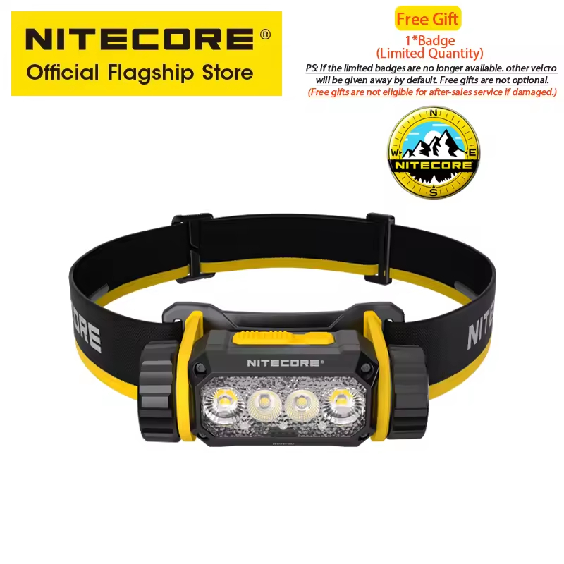 NITECORE NWH20 E-focus ไฟหน้าทํางาน 600 Lumens 4500K Stepless Spotlight to Floodlight พร้อมแบตเตอรี่