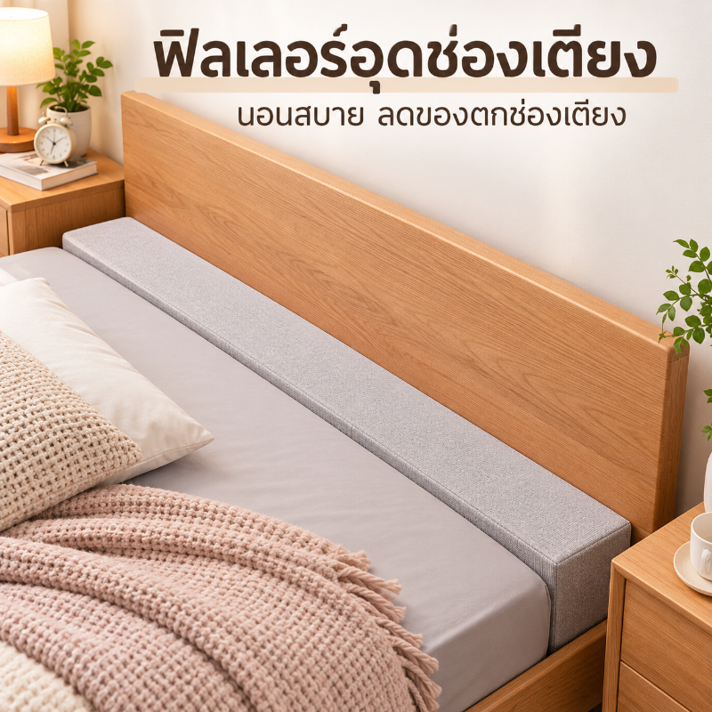 แถบฟองน้ํา ขนาดใหญ่ สําหรับปิดช่องว่างผนัง เตียงนอน