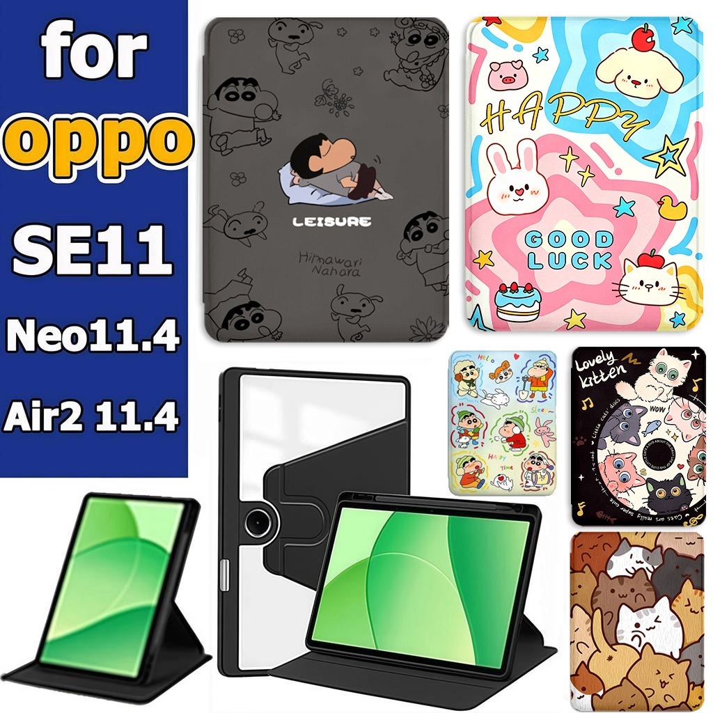 For เคส OPPO pad SE 11 for case oppo pad neo 11.4 Air2 11.4 for แท็บเล็ตoppo pad se 11 for เคสฝาพับ 