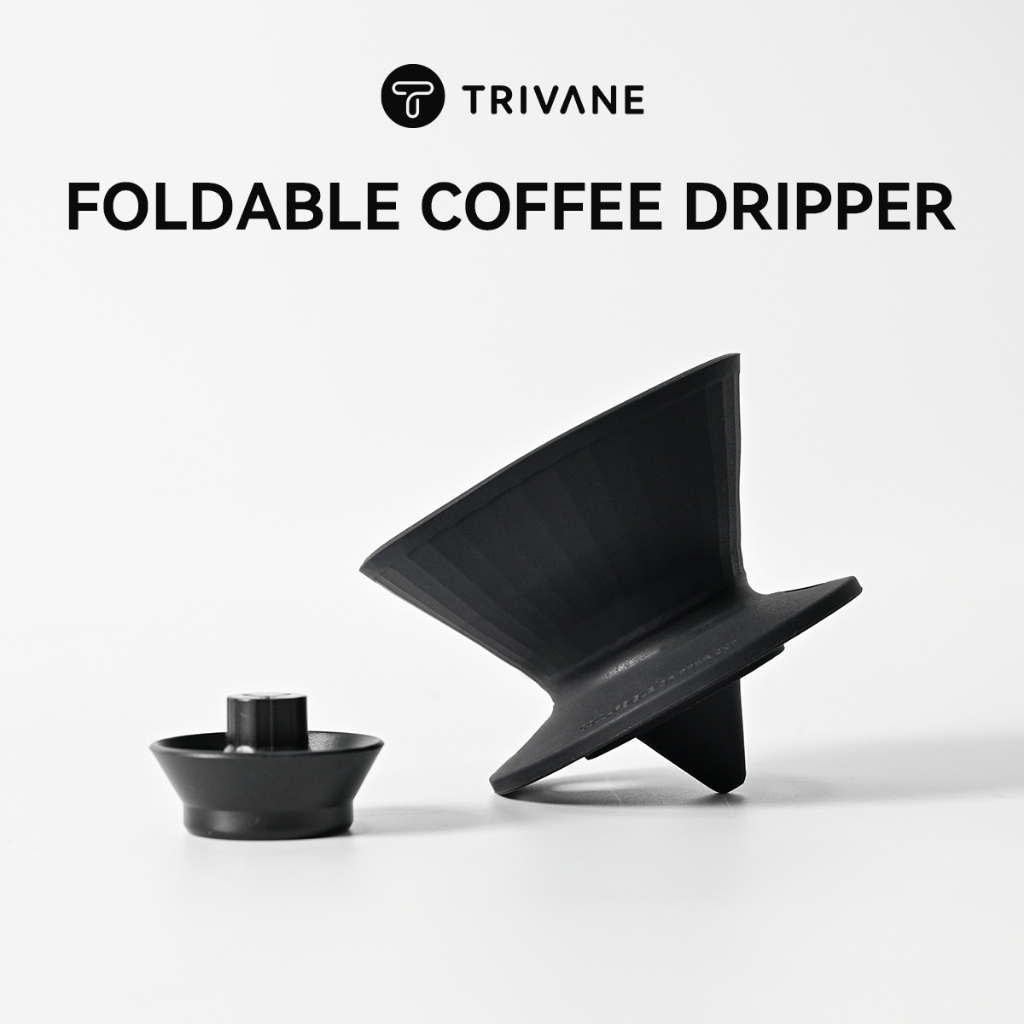 TRIVANE ดริปเปอร์กาแฟซิลิโคนพับได้ V60/W60 ขนาด 02 Foldable Coffee Dripper