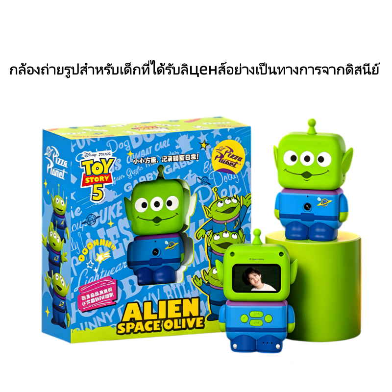 กล้องถ่ายรูปสำหรับเด็กจากเรื่อง Toy Story ของแท้ บันทึกวิดีโอความละเอียดสูง กล้องของเล่นสำหรับเด็กชายและเด็กหญิง