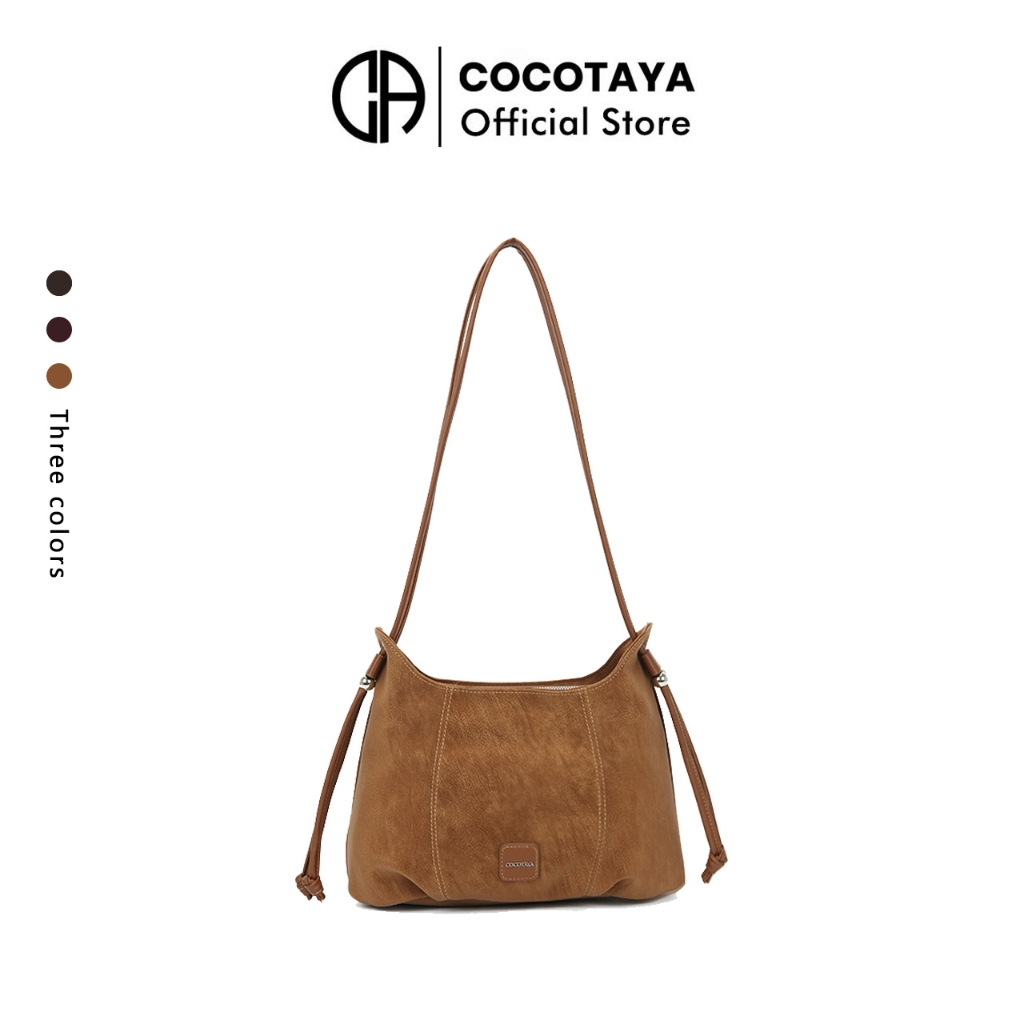 COCOYAYA-Ladies Messenger Bag กระเป๋าสะพายความจุขนาดใหญ่กระเป๋าถือหรูหรา