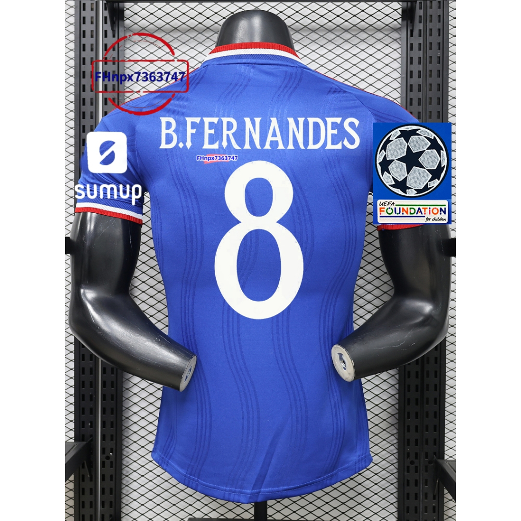 [Player Version]2026/27 MANLIAN away Football Shirts Men Kits Football Kits 8#B.เฟอร์นันเดส